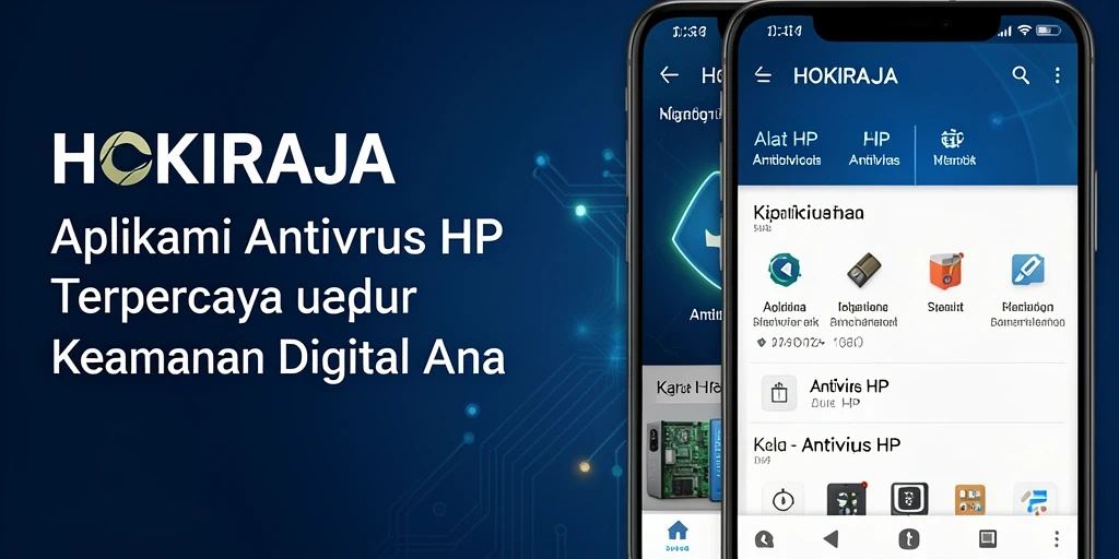 Antarmuka HOKIRAJA dengan fitur keamanan yang lengkap.