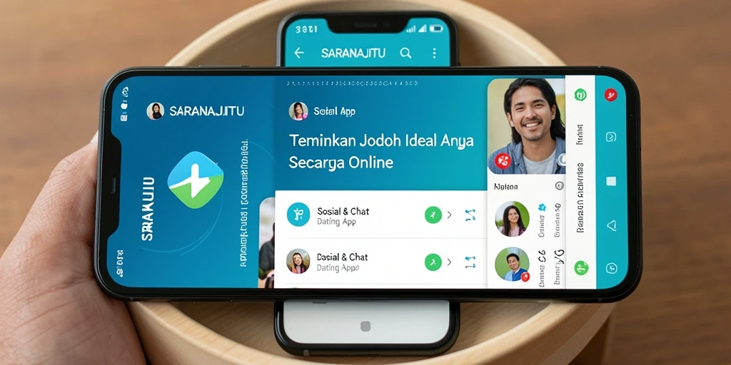 Antarmuka utama SARANAJITU yang menarik dan fungsional.